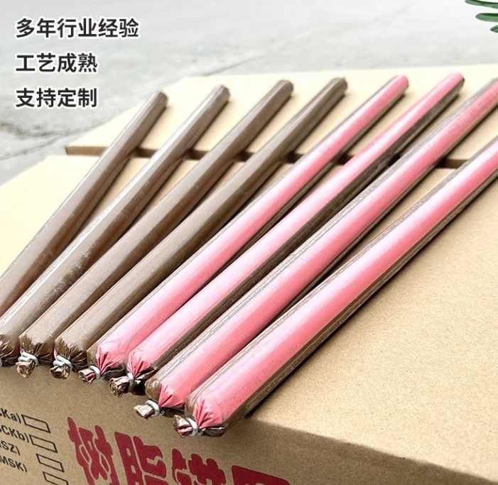 建筑矿井螺栓树脂锚固剂 产品结构统一 规格多样