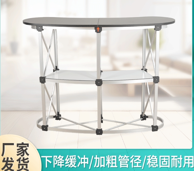 可移动 2X2促销台 试吃台 便携折叠桌厂家批发定制