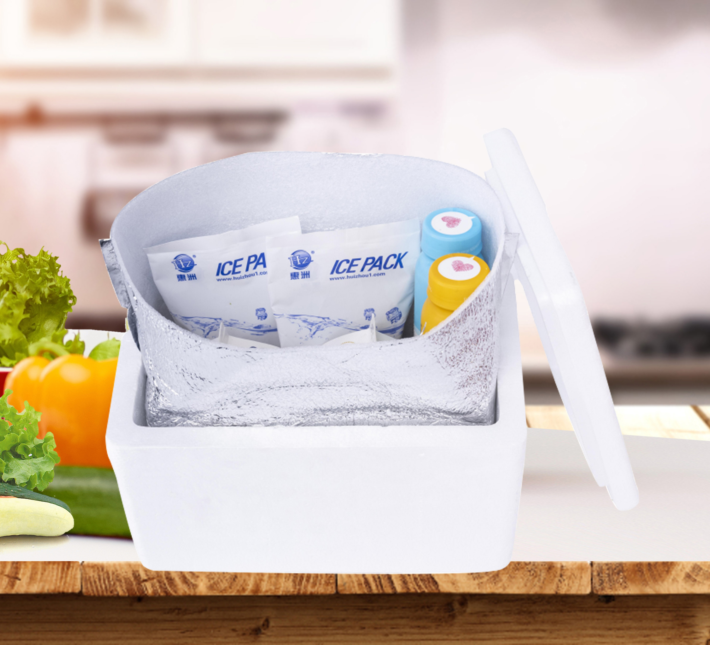 快递通用34567号泡沫箱 蔬菜水果冷链配送电商保冷保温盒