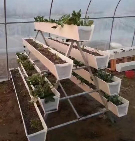 栽培槽 供应温室无土栽培系统 PVC基质槽 质量优 立体种植