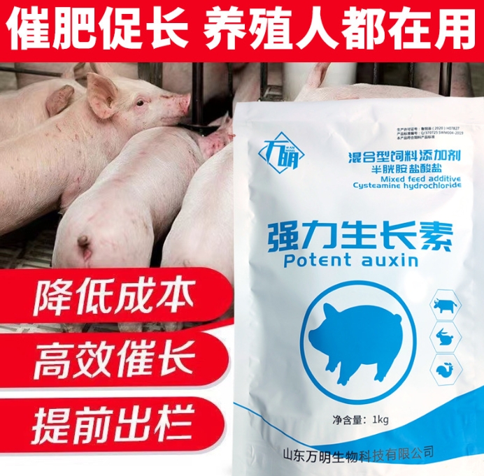强力生长素催肥育肥30%半胱胺盐酸盐饲料添加剂包被肠溶